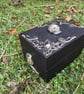 Handmade Gothic Skull Trinket Box – Mini Wooden Keepsake Box - Image 3