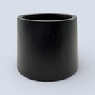 Small Black Round Plant Pot 7.5 cm Indoor Succulent Planter Gift