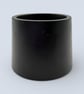 Small Black Round Plant Pot 7.5 cm Indoor Succulent Planter Gift