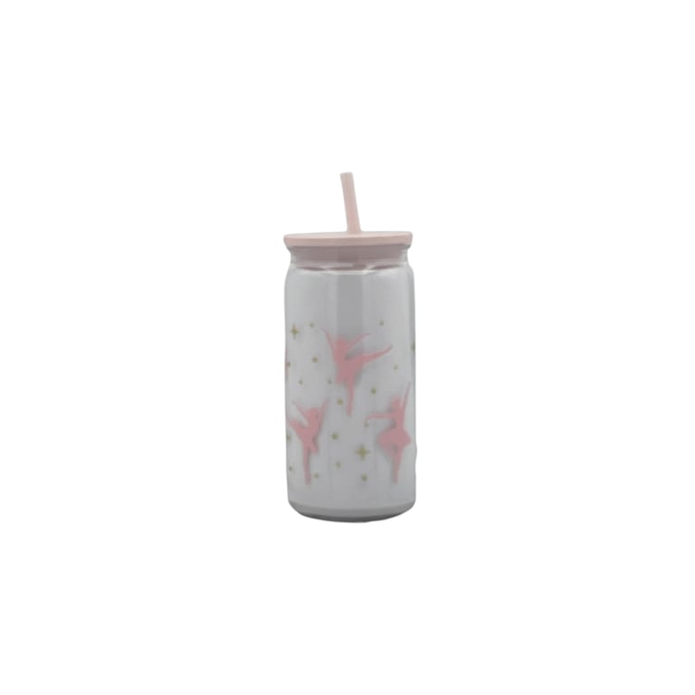 Pink Ballet Dancer Tumbler