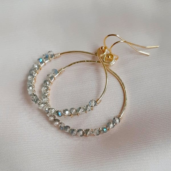 Beaded dainty earrongs