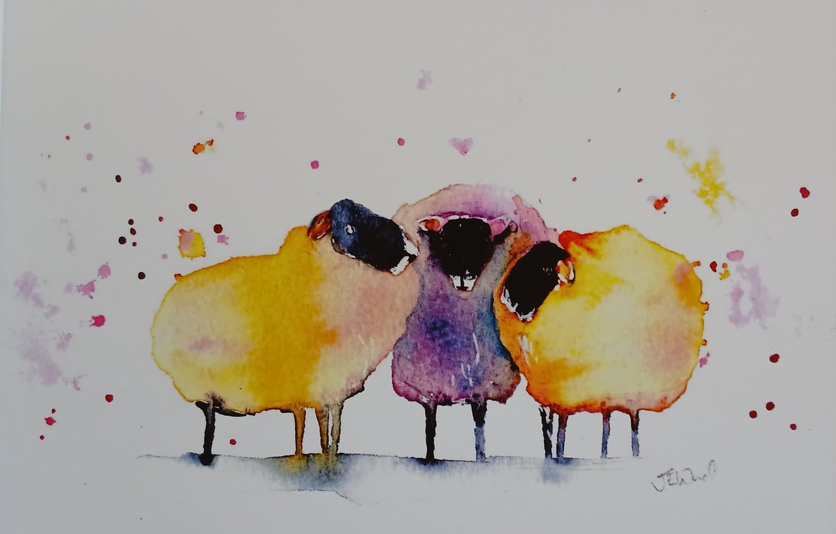 With love to Ewe Limited Edition Sheep  Print