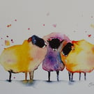 With love to Ewe Limited Edition Sheep  Print