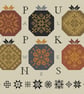 304 - Cross Stitch Pattern Primitive Pumpkin Quaker Sampler for Halloween (PDF) - Image 2
