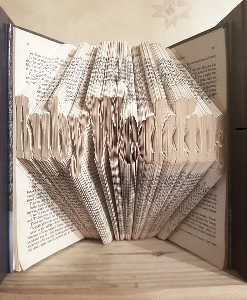 Ruby Wedding MMF Book folding Pattern - EMAILED PDF PATTERN