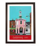 Godalming Surrey travel poster print by Susie West - Image 2