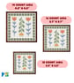 Abstract Flowers Cross Stitch Pattern (Needlepoint Compatible) - Image 2