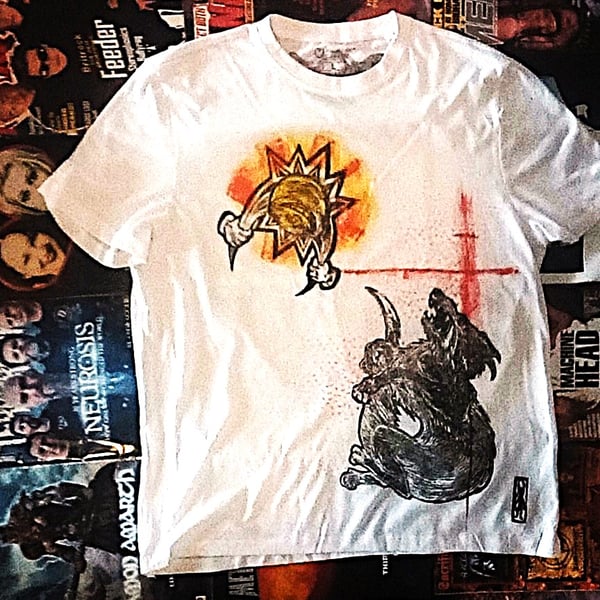 "Fenrir" Hand Printed Tshirt