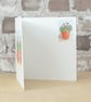 Floral Card Flower Pots Blank Card - Image 2