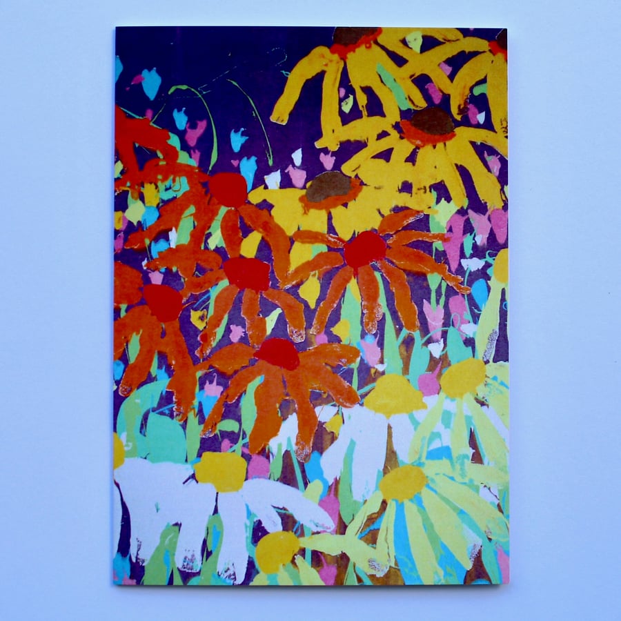 RUDBECKIA GREETINGS CARD (BLANK)