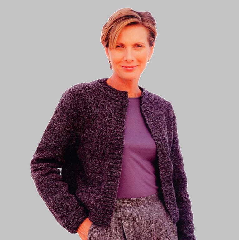 VINTAGE KNITTING PATTERN PDF Ladies Persia Cardigan