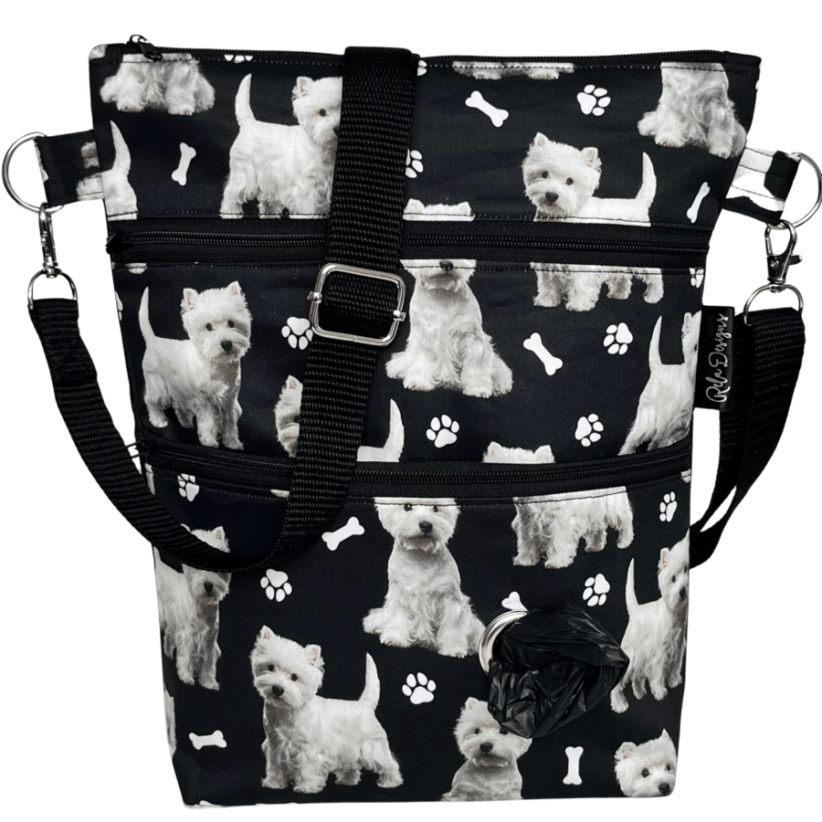 Dog walking bags westies