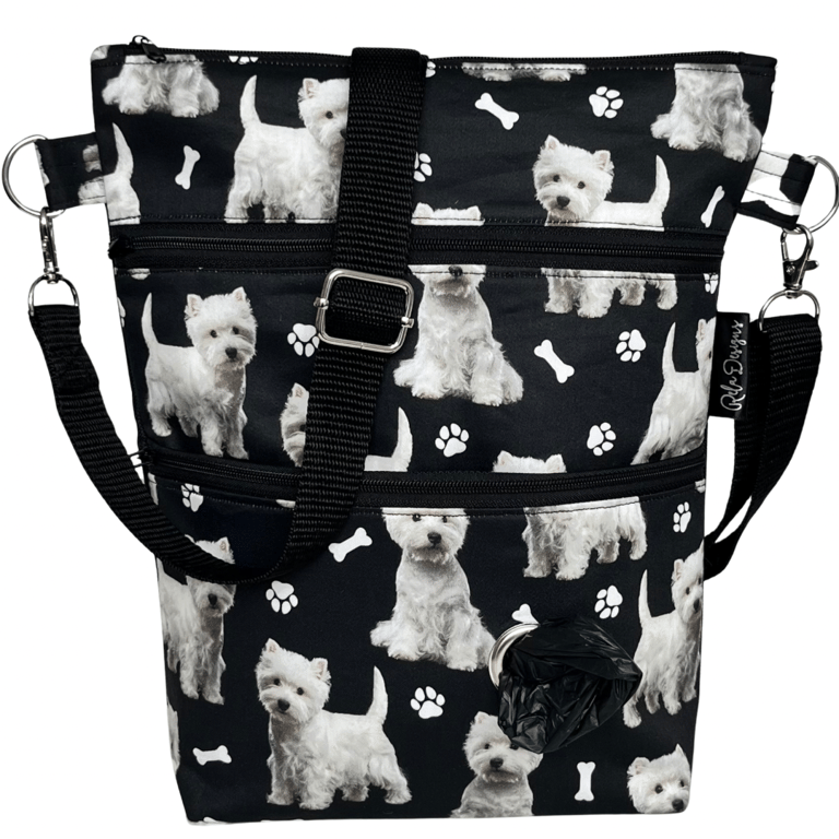 Dog walking bags westies