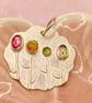 Gemstone Flower Pendant Handmade  - Image 2