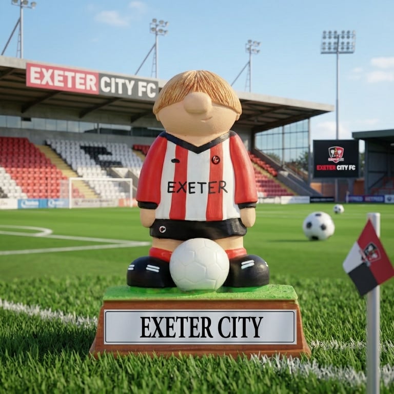 Exeter City FC - Personalised Gift Birthday Retirement Anniversary Present