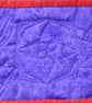 Purple and Red patchwork Mug Rug - Image 6