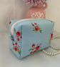 Boxy Cosmetic Bag, Square Zipped Purse, Travel Pouch, Make up Bag - Image 6