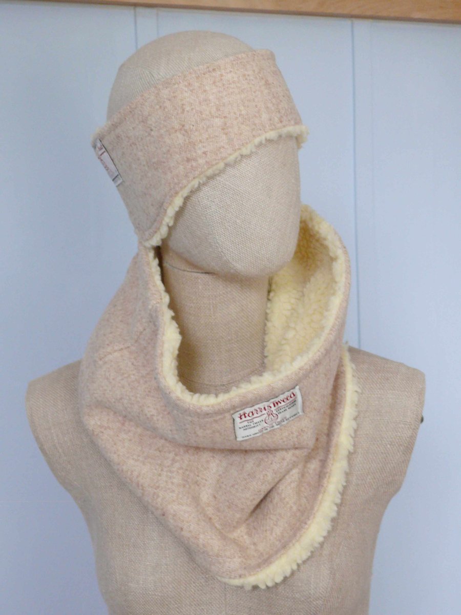 Harris Tweed Headband and Snood