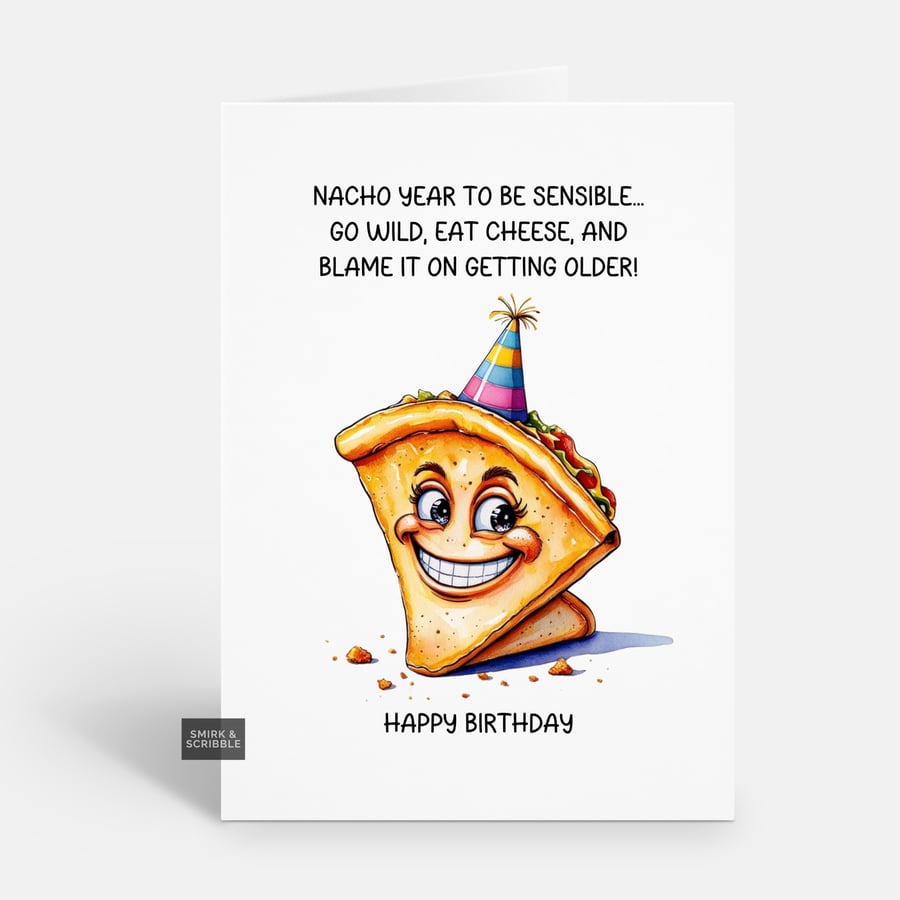 Unique Funny Birthday Card For Him Or Her 