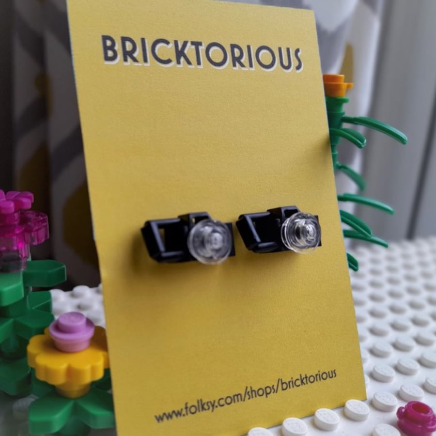 Lego Camera Stud Earrings
