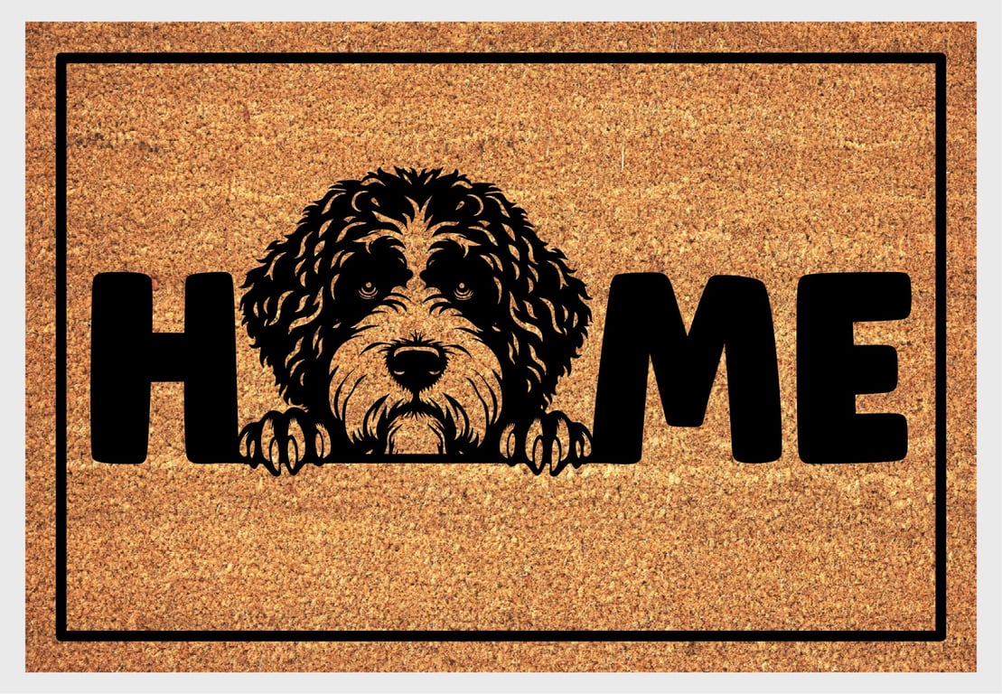 Portuguese Water Dog Home Door Mat No.2 - Welcome Mat - 3 Sizes