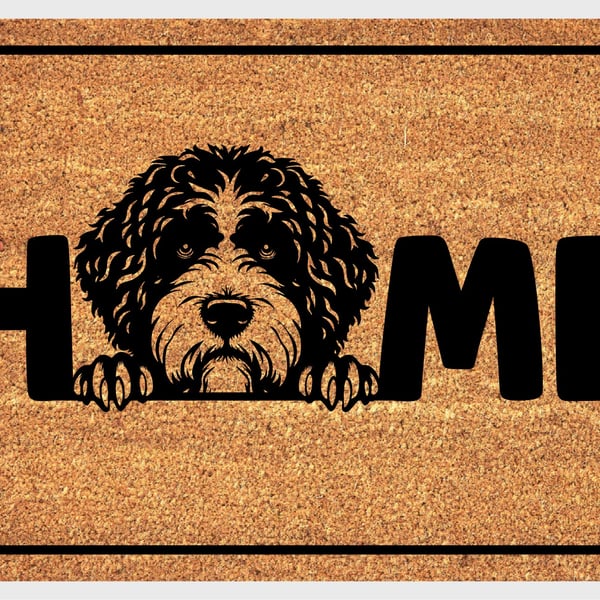Portuguese Water Dog Home Door Mat No.2 - Welcome Mat - 3 Sizes