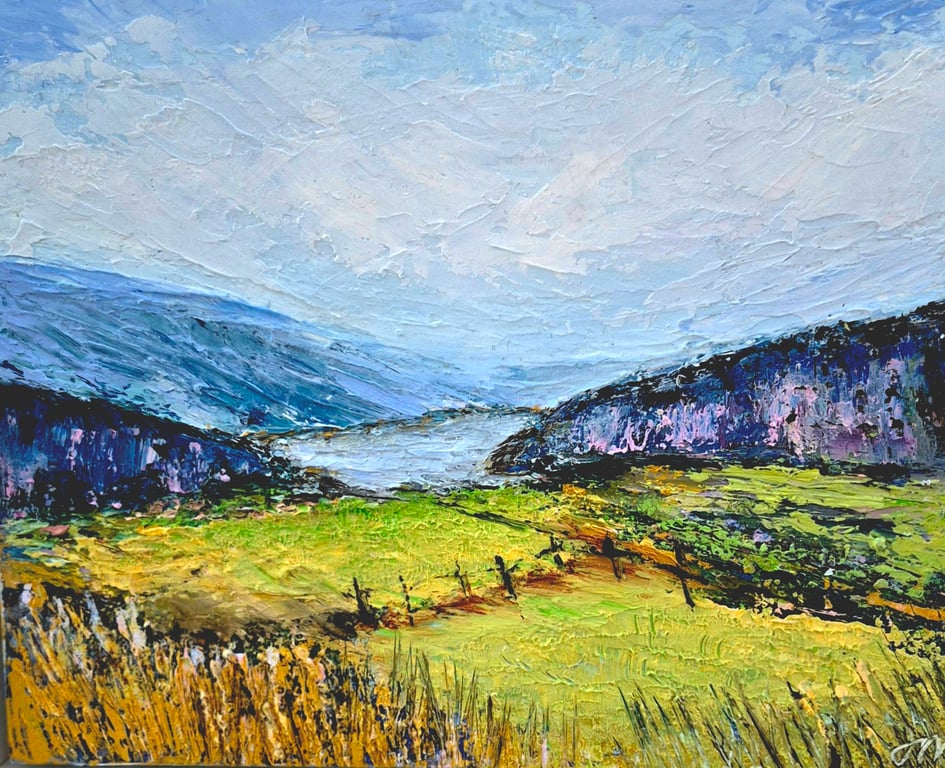 "The feeling"  an original oil landscape painting 