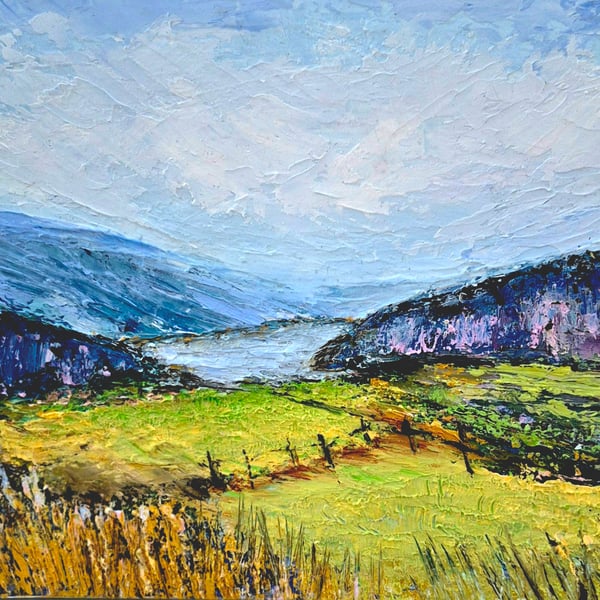 "The feeling"  an original oil landscape painting 