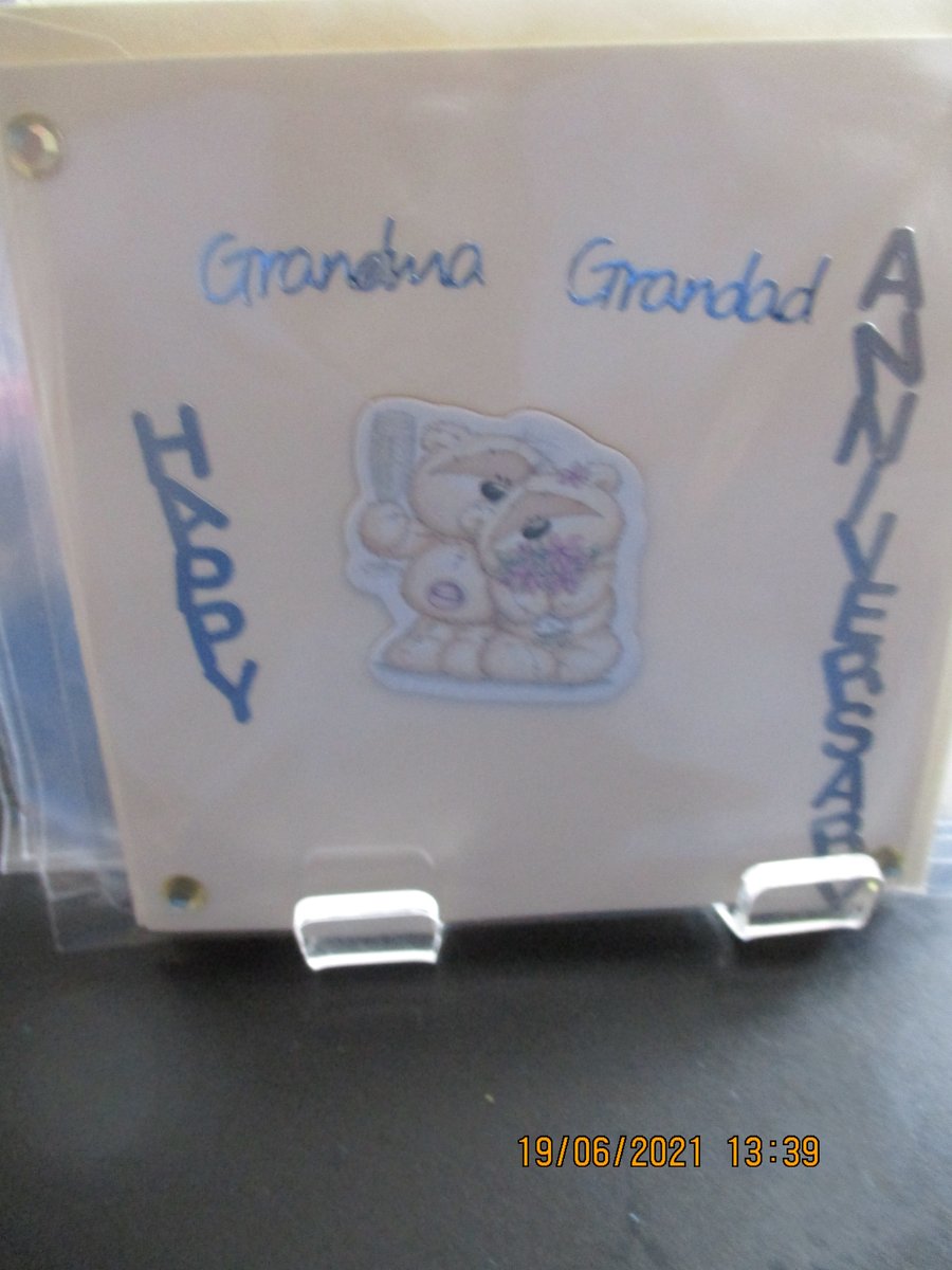 Happy Anniversary Grandma and Grandad Card - Folksy
