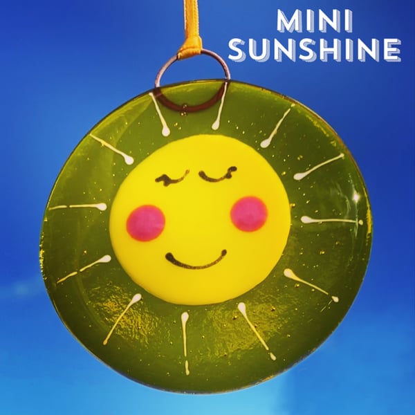 MINI Fused Glass Sunshine