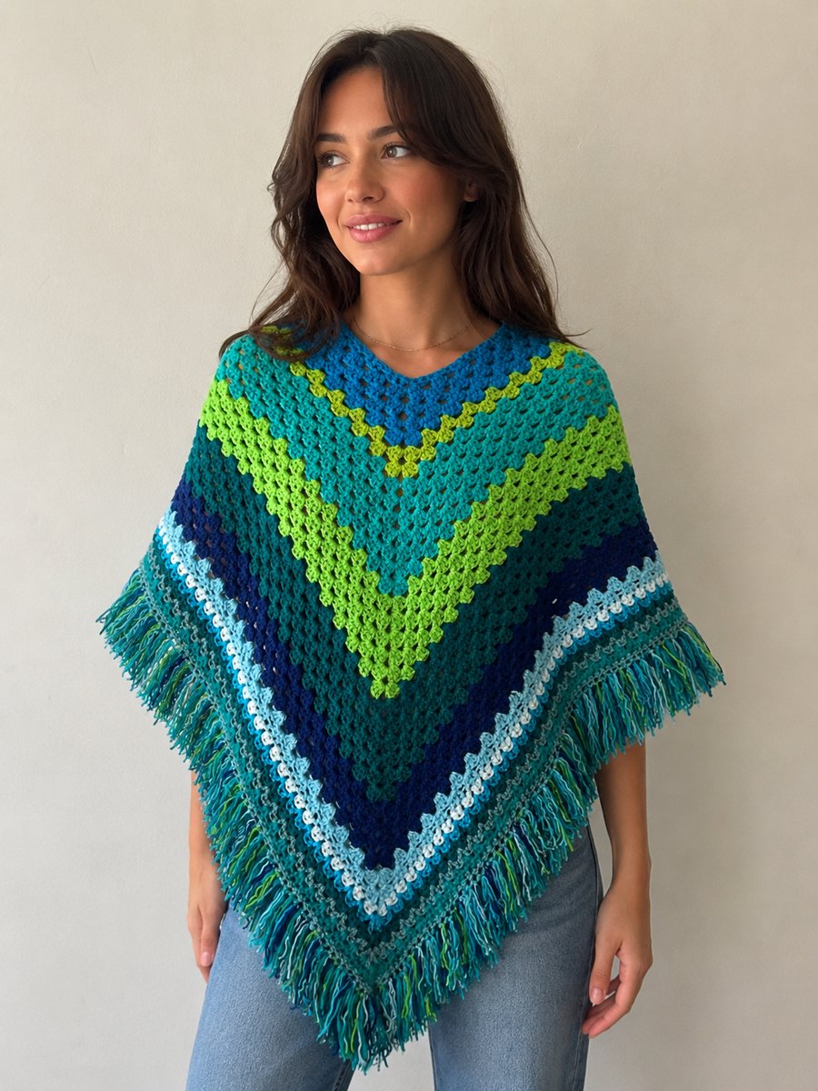 Sea Breeze Handmade Poncho