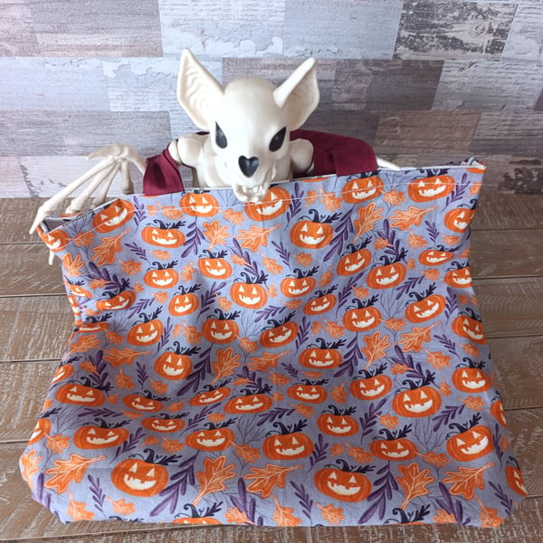 Halloween or Easter Reversible Tote Bag 