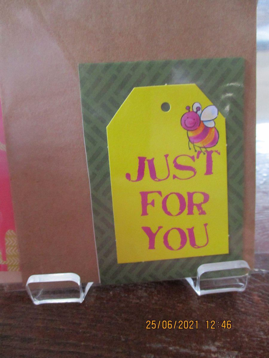 Just for You Bee Card