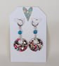 Circle Shaped Resin Earrings