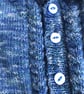 Cardigan with collar knitted in a hand dyed yarn - Image 4