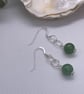 Aventurine and sterling silver links earrings - Image 3