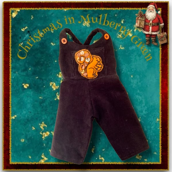 Little Squirrel Dungarees