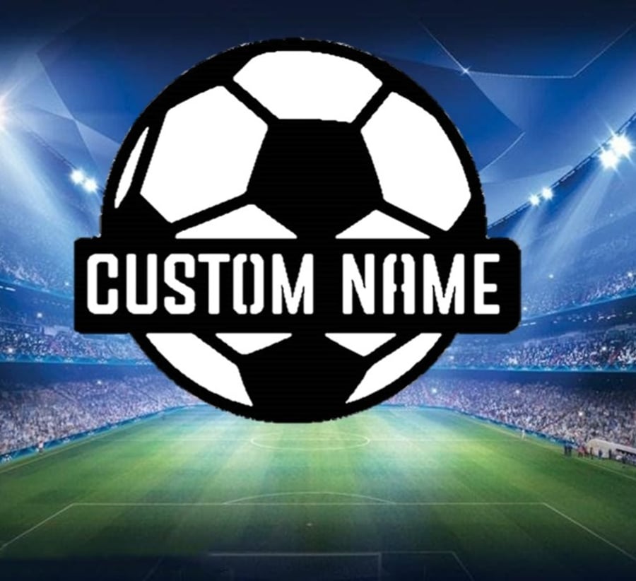 Personalised Football World Cup 2026 Wall Plaque Sign.