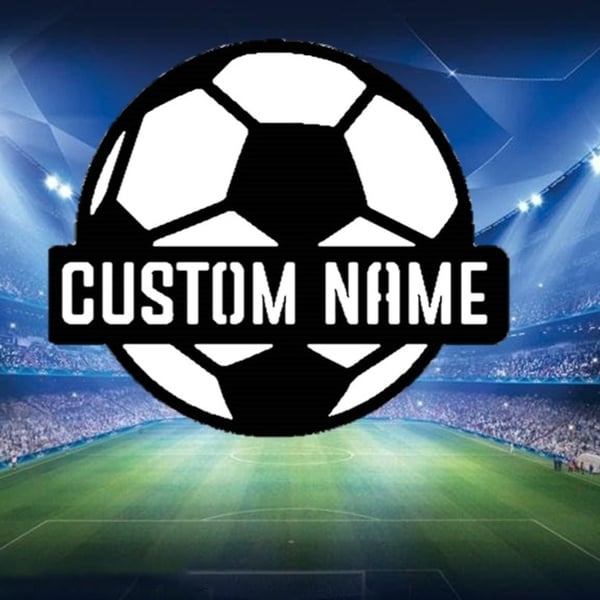 Personalised Football World Cup 2026 Wall Plaque Sign.