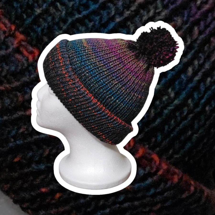 Bobble hat (handmade)