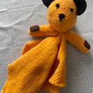 Hand Knitted Sooty Comforter Blanket