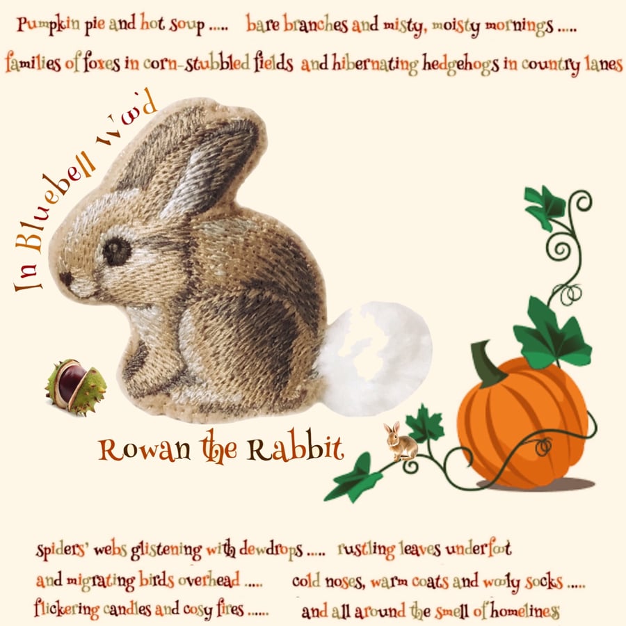 Reserved for Carol - Rowan the Rabbit from Bluebell Wood 