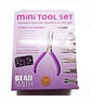 BeadSmith Mini Tool Kit with Case, 5Pc Plier Set, Knotting & Split Ring Tools - Image 3