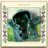 Forest Green Duffle Coat with a Tartan Lined Hood