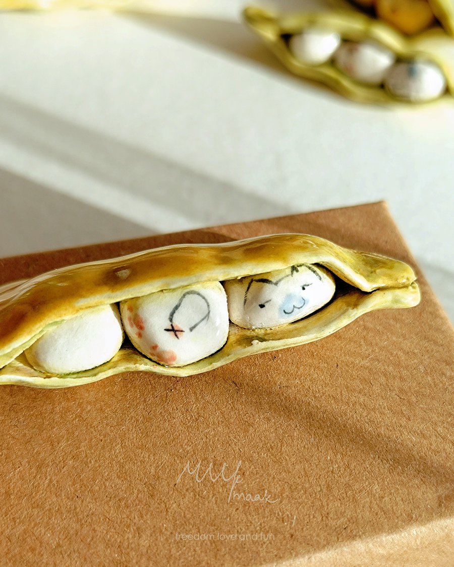 Purrfect Pea Amused Fuumamaru(Chopstick Rest)