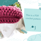 PDF Crochet Chunky Retro Newsboy Cap Pattern