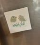 Seaglass seagulls fridge magnet - Image 4