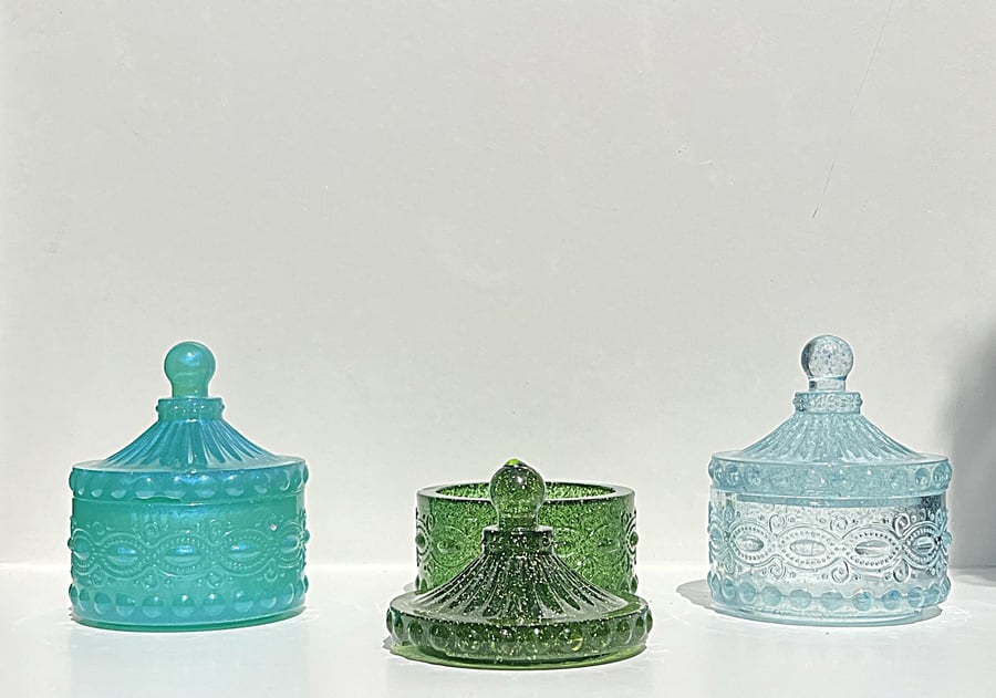 Small Trinket Pot. Various Colours In "Choose Option"