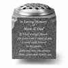 Personalised Granite Memorial Vase Grave rosebowl  Flower Cemetery Grave Vase