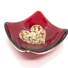 Fused Glass Trinket Dish 
